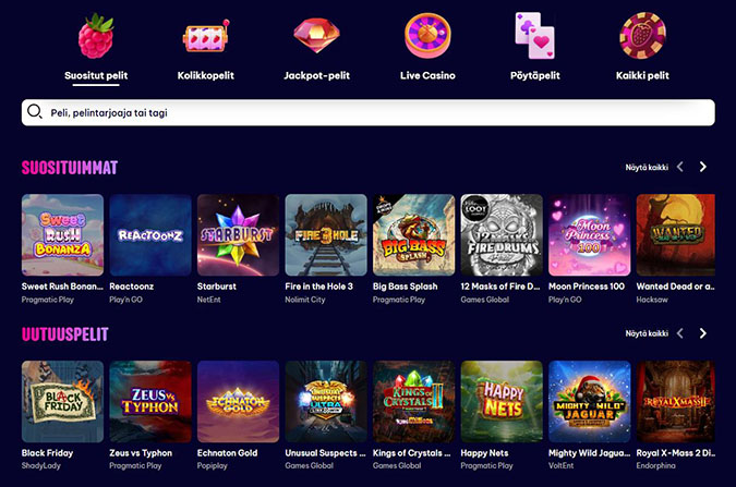 Berriez Casino Pelit