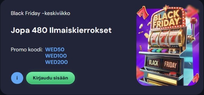 Black Friday -tarjous – LuckyWins Casino