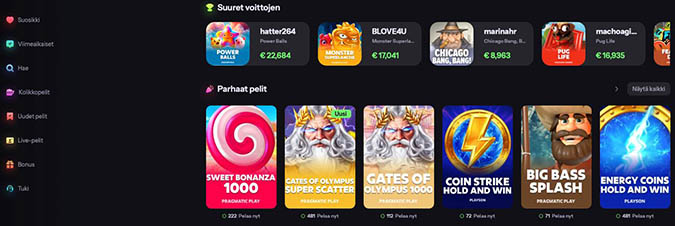 Blazebet Pelit Blazebet pelivalikoima