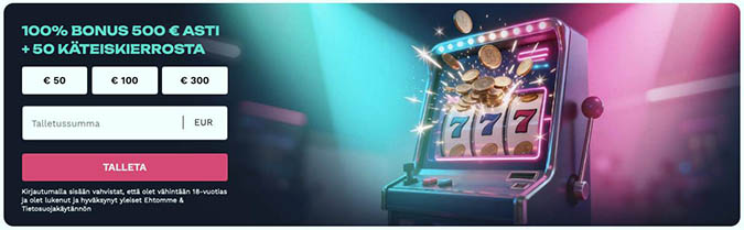 Jackburst Casino Talletus Jackburst talletus