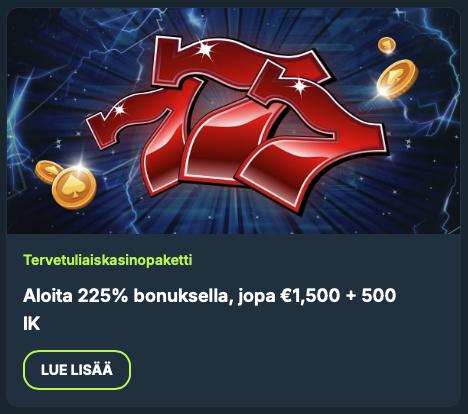 Lolo Casino Bonus Lolo Casino tervetuliaispaketti