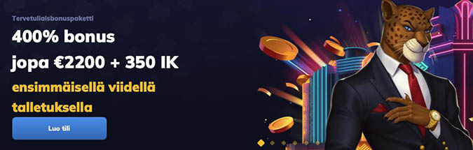 RioAce Bonus RioAce Casinon tervetuliaispaketti