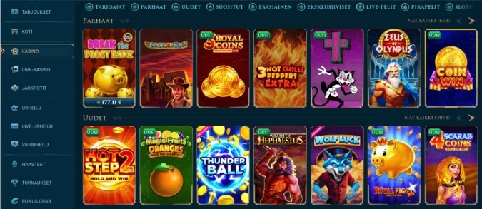 Slotuna Casinon pelit Slotuna Casinon pelit