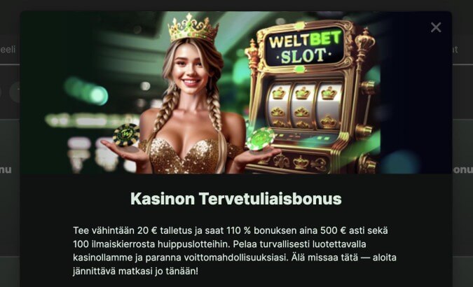 WeltBet Casino bonus WeltBet Casino bonus
