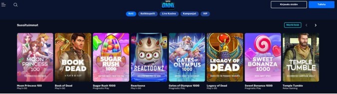 SuperOnni Casinon kasinopelit SuperOnni Casinon kasinopelit