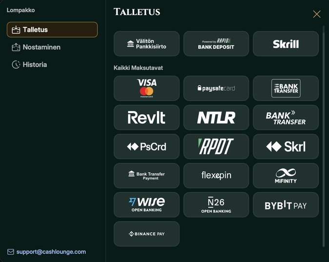 Cashlounge Casino talletus Cashlounge Casino talletus