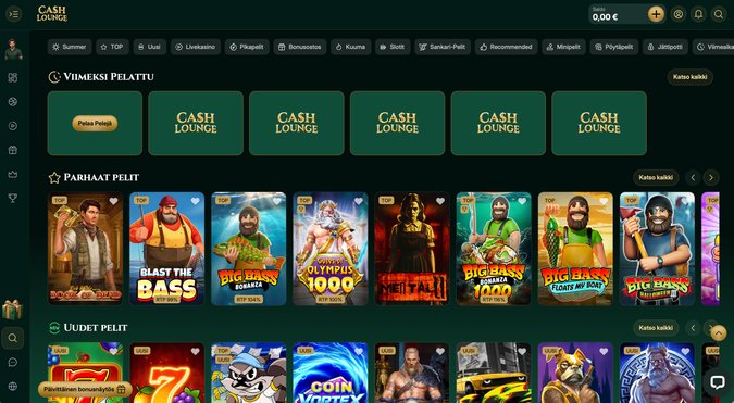Cashlounge Casinon kasinopelit Cashlounge Casinon kasinopelit